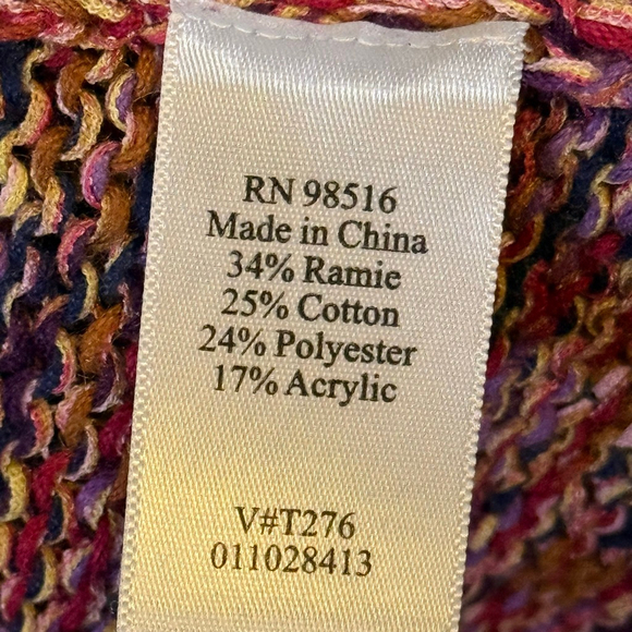 Coldwater Creek Pink Purple Cardigan M - Picture 7 of 7